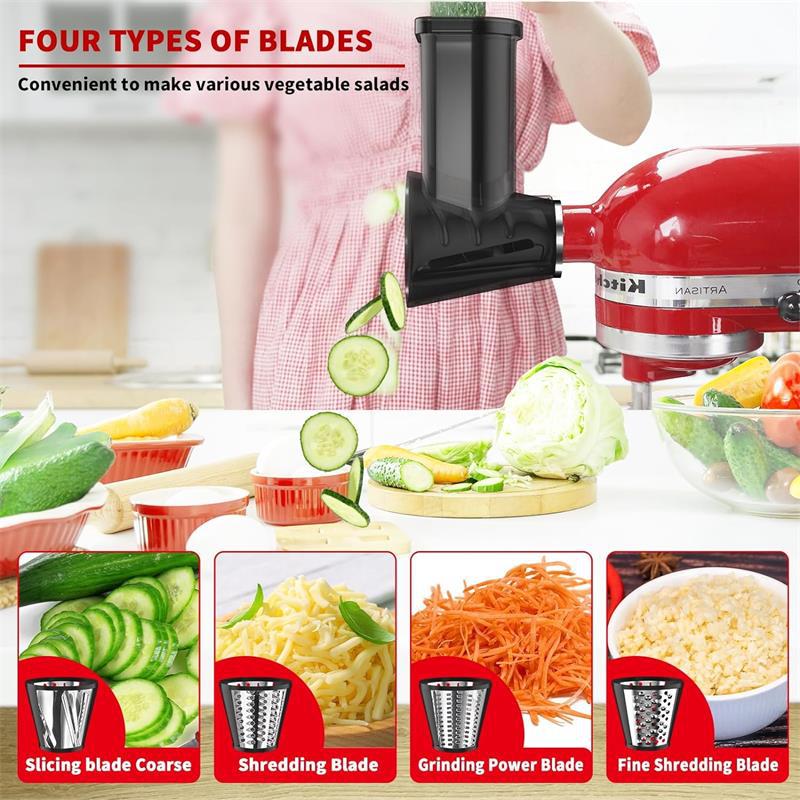 🔥 LAST DAY 49% OFF-Slicer Shredder Attachment for Stand Mixer