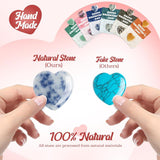 Valentine's Day Gem Gifts for Kids & Adults – 24-Pack Prefilled Cards with Heart-Shaped Gemstones