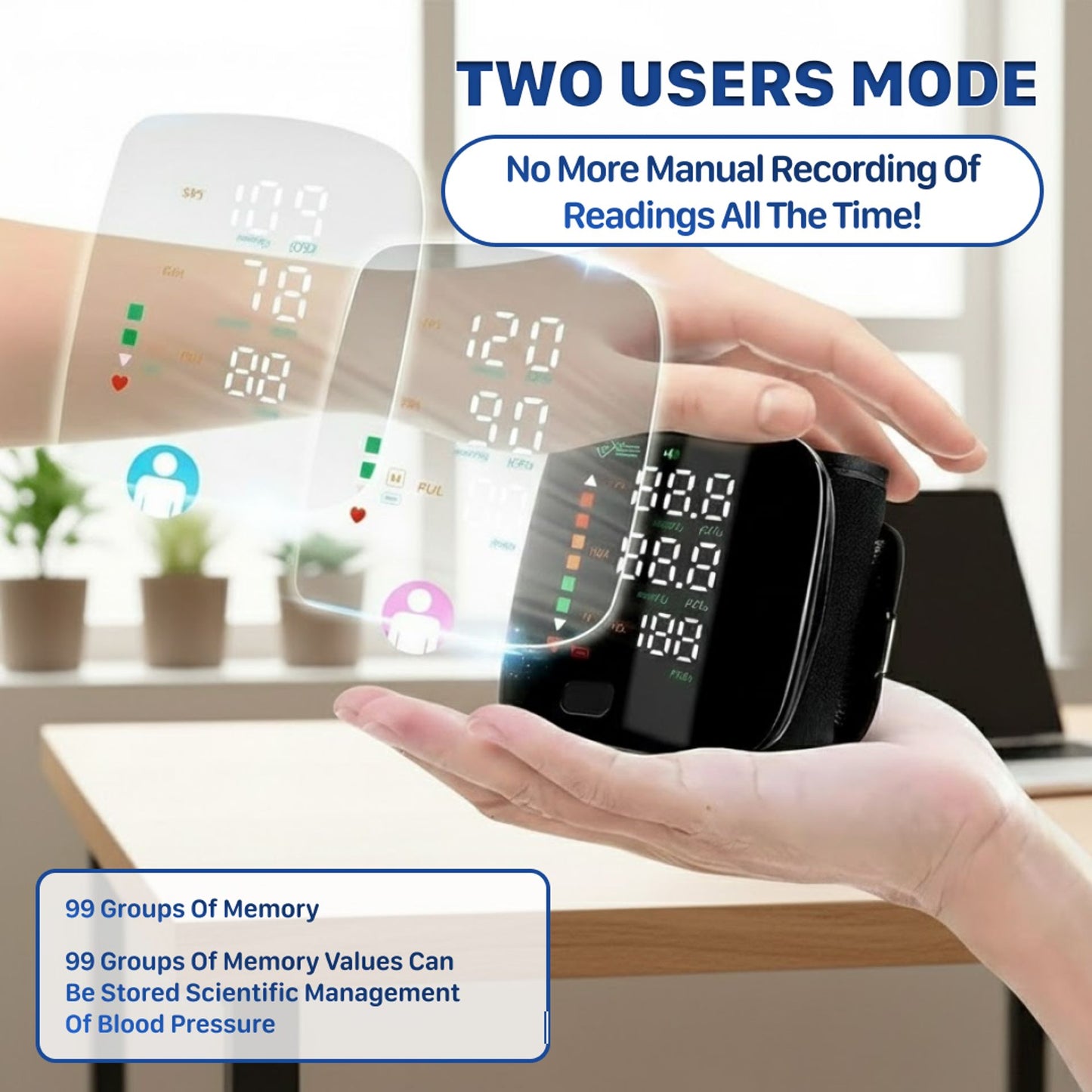 🔥 Limited Time 50% OFF ⚡Wrist Blood Pressure Monitor