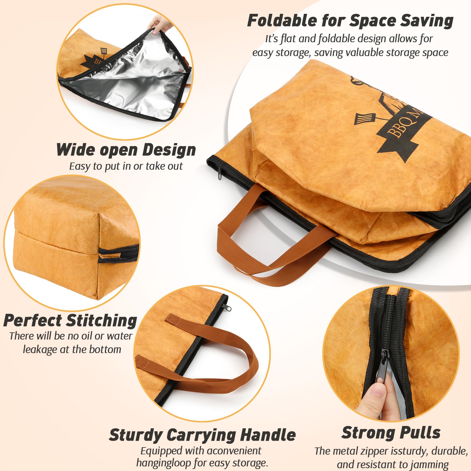 🔥 Elevate Your BBQ Game - 60% OFF Black Friday |  - ✨ BBQ Blanket for Resting Meat - Keep Your Meat Juicy. Tender. and Full of Flavor! 🍖