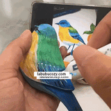 Wooden Bird & Marker Craft Kit 🦜