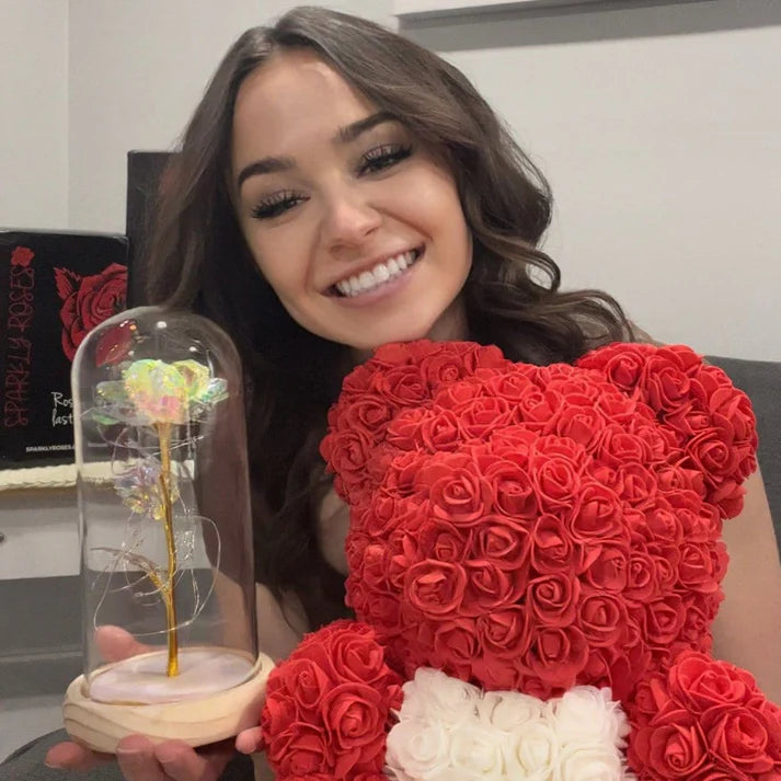 Enchanted Sparkly Rose