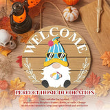 🎉🎉Interchangeable Wooden Gnome Welcome Sign🎈