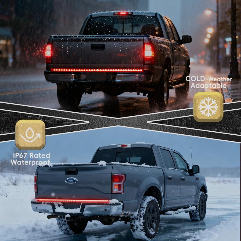 🔥Hot Sale 49% OFF - 🚨60-Inch LED Tailgate Light Bar Strip – Universal Fit for Trucks, SUVs & Cars