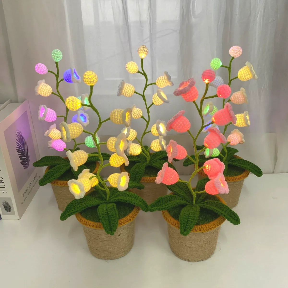 Handmade Crochet Glow Flower