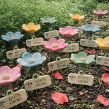 🌸Flower-Shaped Ceramic Bee Watering Station🐝