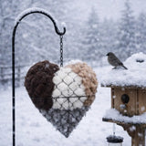 🎁LAST DAY 49% OFF - 🕊️🏡Handmade Natural Alpaca Fiber Bird Nesting Heart