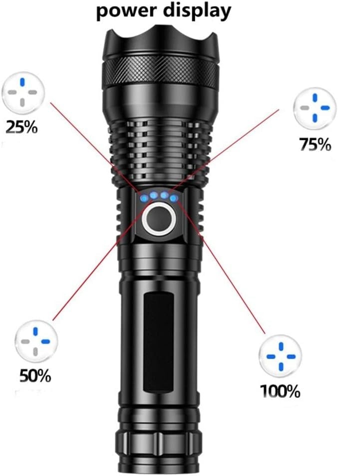 ✨Rechargeable LED Flashlight - High Lumen. Waterproof. Ultra Bright Flashlight for Emergencies