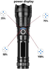 ✨Rechargeable LED Flashlight - High Lumen. Waterproof. Ultra Bright Flashlight for Emergencies