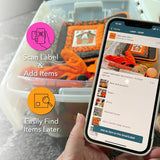 Original Color-Coded Scannable QR Labels (48 Pack)