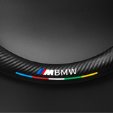 TrackVibe | Black Carbon Suede Steering Wheel Cover – Anti-Slip & Wear-Resistant