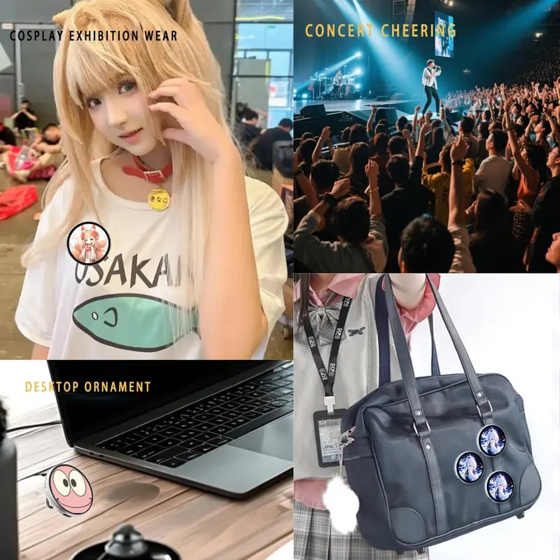 🔥Last Day 49% OFF - ❤️✨Digital Badge(Photo Video GIF Display Screen Pins Pixel Touchscreen Lightweight Strong Battery Life| Compatible systems: iOS or Android)