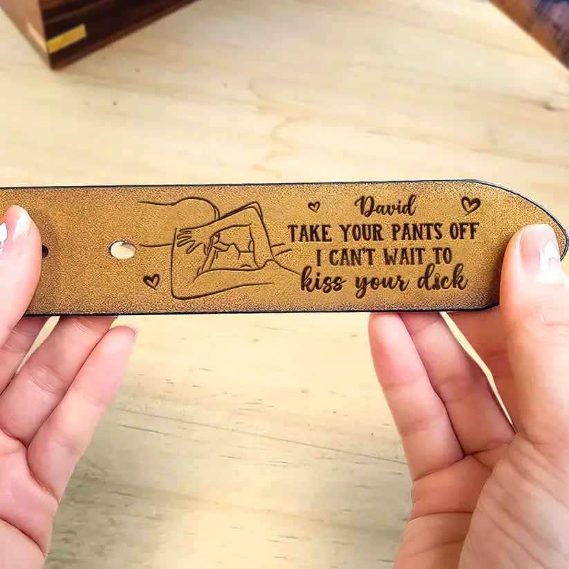 Personalized gifts for couples - belts