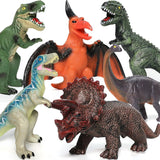 6 Piece Jumbo Dinosaur Toys,Large Soft Dinosaur Toys for Lovers