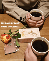The Witch's Cauldron Rose Gold Tarot Card Set includes a guide booklet and is suitable for beginners. It features information on chakras, planets, zodiac signs, elements, and affirmations.