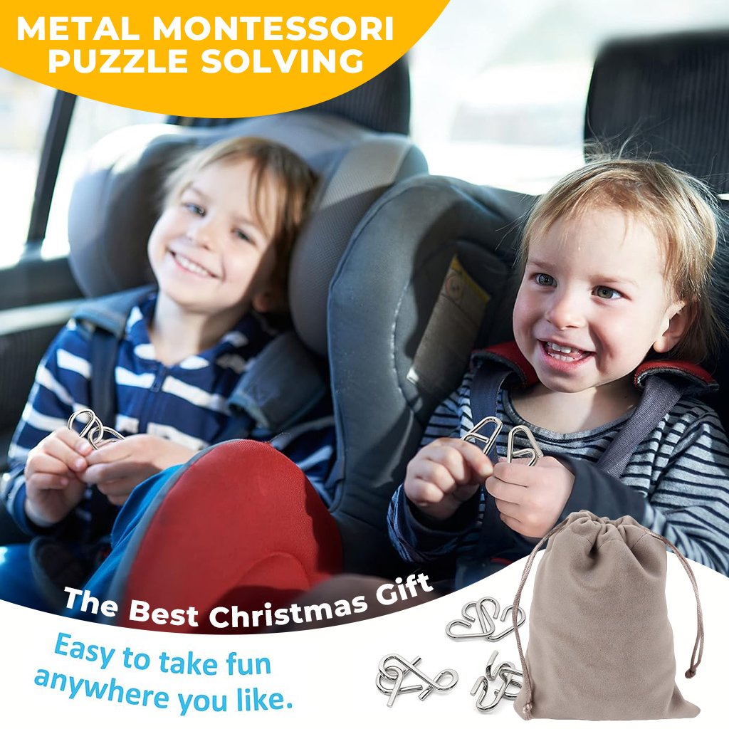 🔥The Best Christmas Gift🎁 Metal Montessori Puzzle Solving