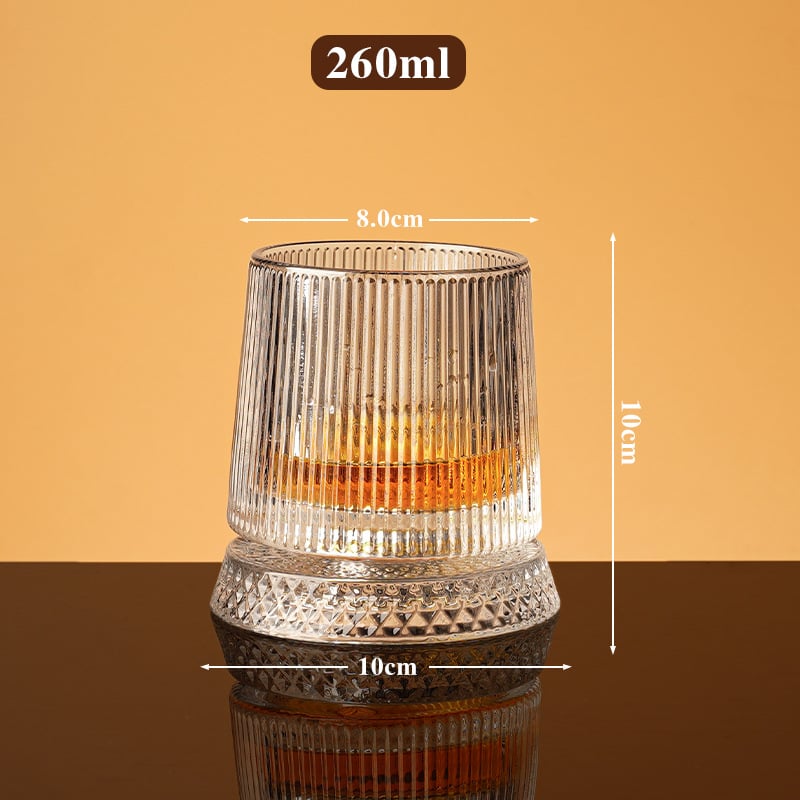 360 Degree Rotating Whiskey Glass