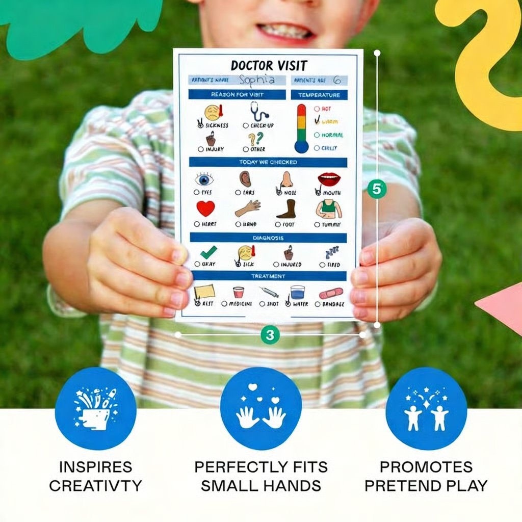 🔥Last Day 49% OFF - 🥳 Pretend Play Notepads | 2-Pack✨