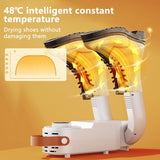 Foldable UV Shoe Dryer. Quick Hot Drying. Smart Temperature Control. Automatic Timer