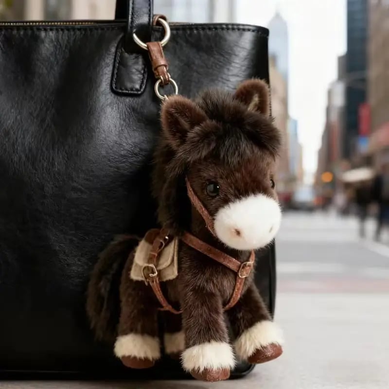🐎✨Last Day 55% OFF - Ponytata Plush Pony Bag Charm and Keychain 🔥2026 Year of the Horse Gift 🎁Perfect for Lovers. Family & Kids!