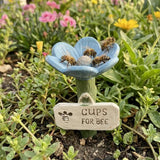🌸Flower-Shaped Ceramic Bee Watering Station🐝