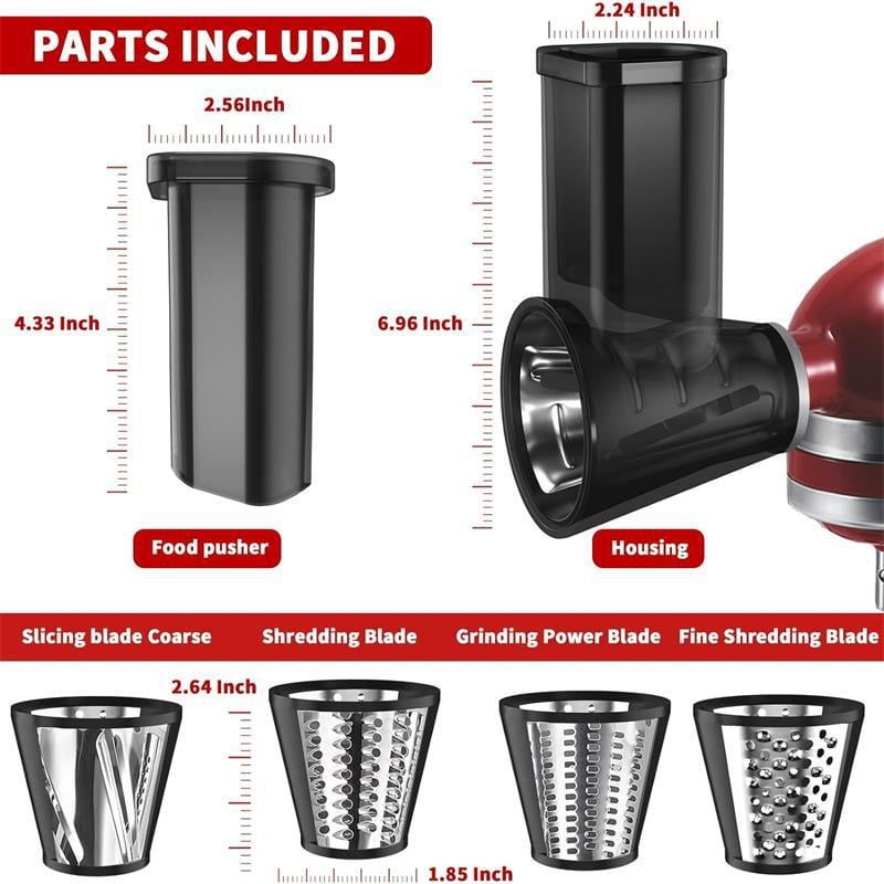 🔥 LAST DAY 49% OFF-Slicer Shredder Attachment for Stand Mixer