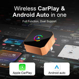 🔥2026 New Upgrade CarPlay Wireless Adapter 2 In 1