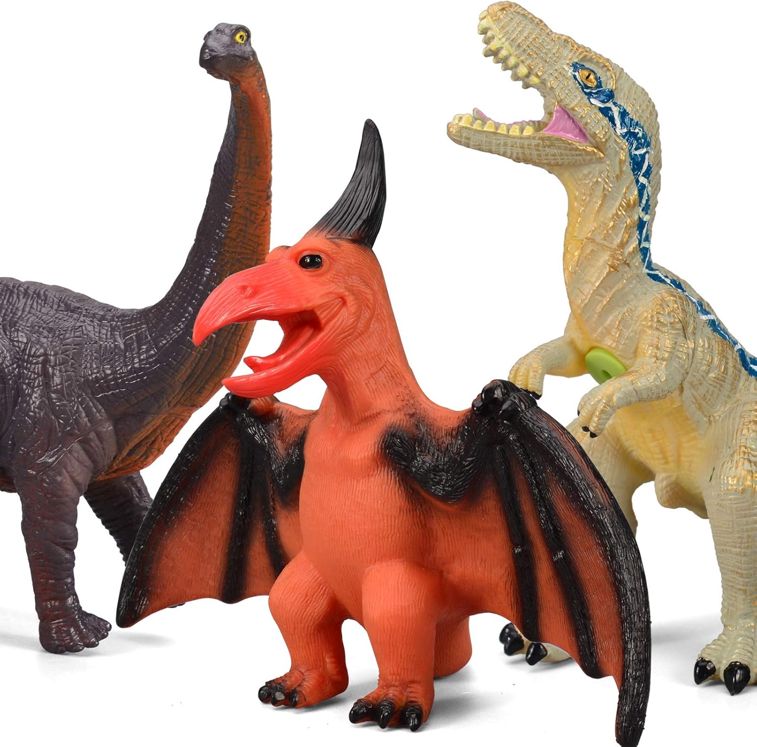 6 Piece Jumbo Dinosaur Toys,Large Soft Dinosaur Toys for Lovers