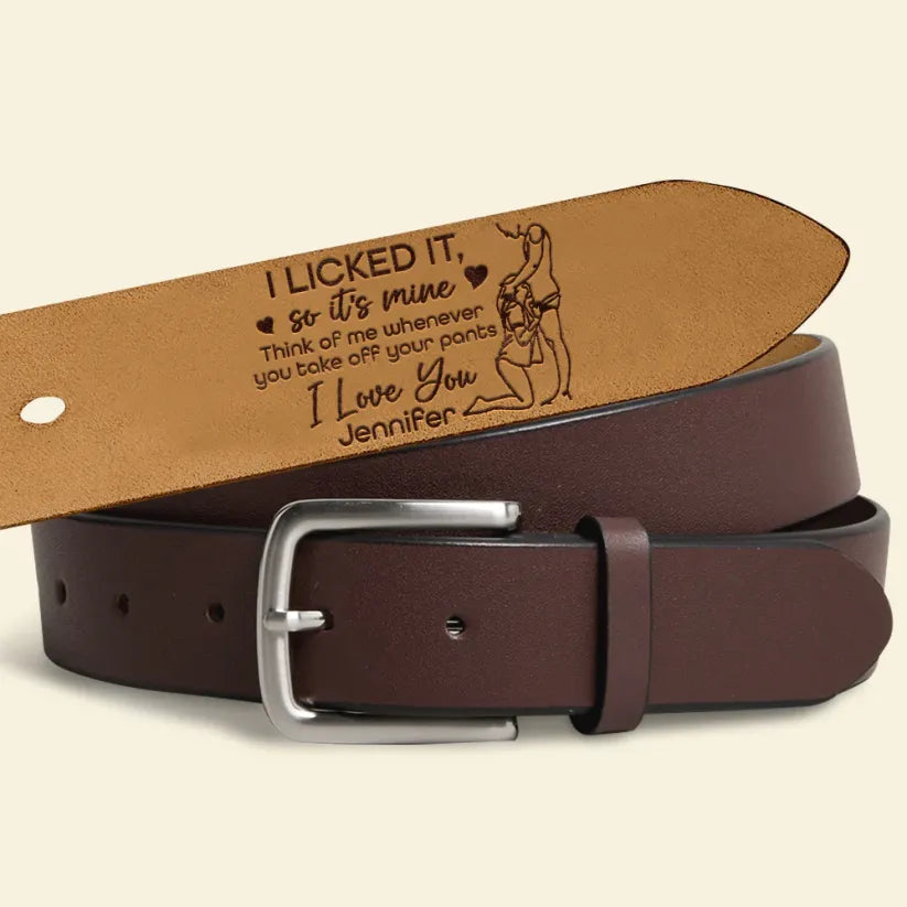 Personalized gifts for couples - belts