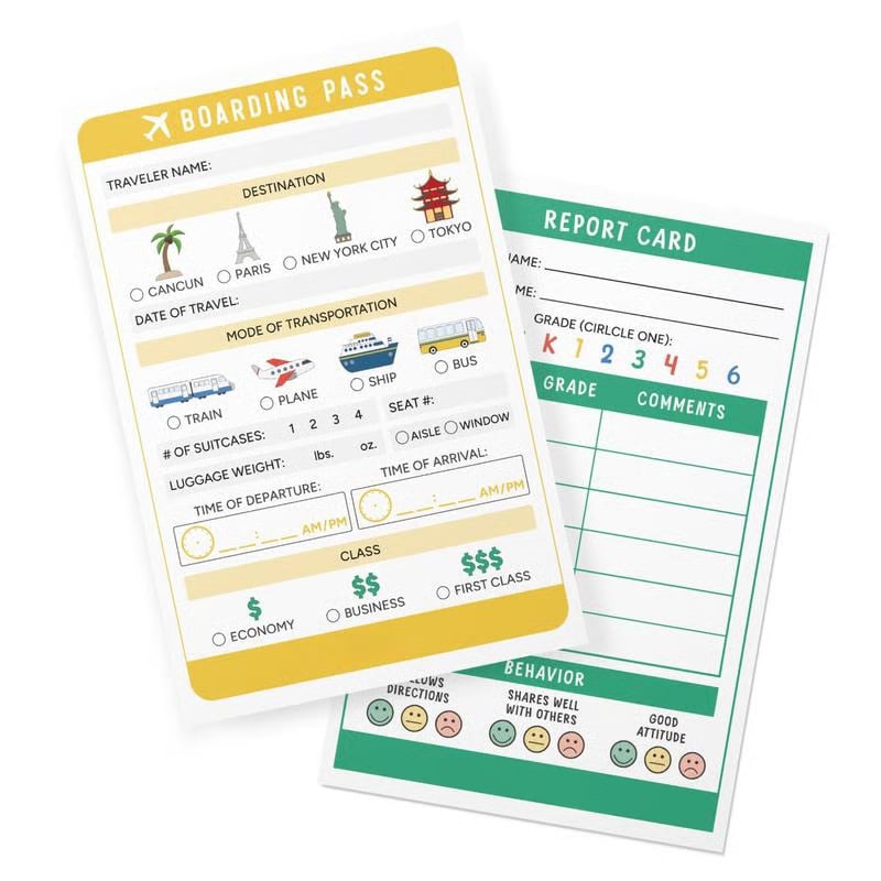 🔥Last Day 49% OFF - 🥳 Pretend Play Notepads | 2-Pack✨