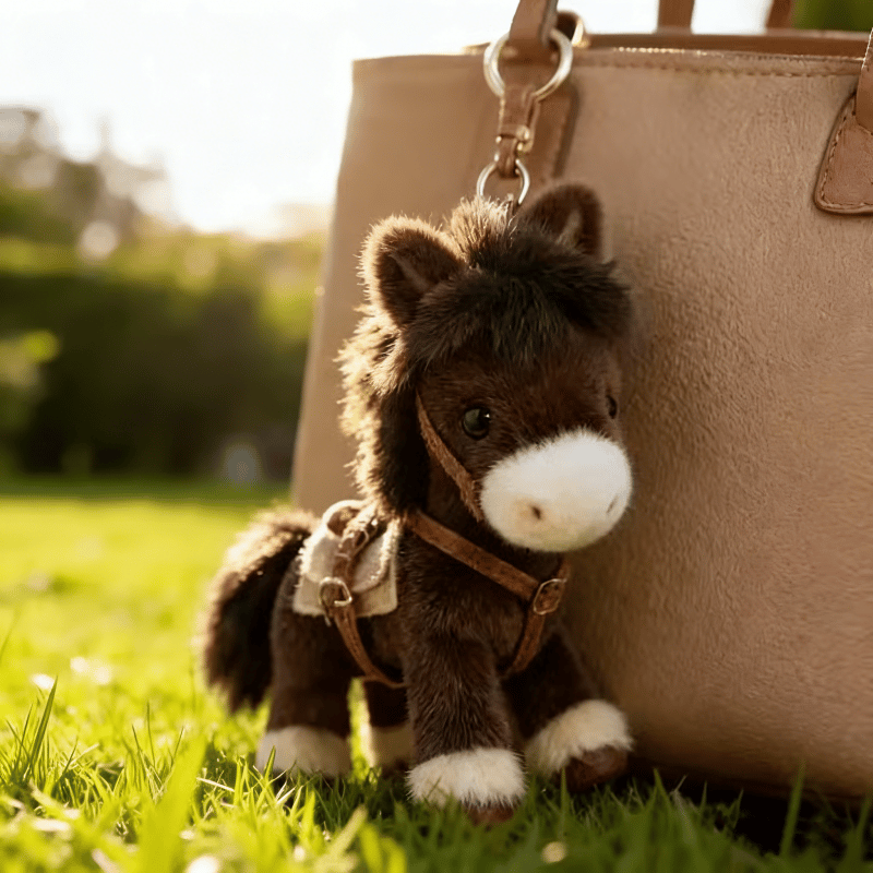 🐎✨Last Day 55% OFF - Ponytata Plush Pony Bag Charm and Keychain 🔥2026 Year of the Horse Gift 🎁Perfect for Lovers. Family & Kids!
