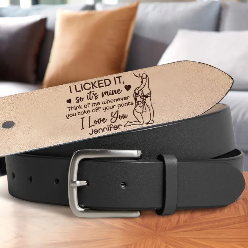 Personalized gifts for couples - belts