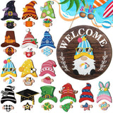 🎉🎉Interchangeable Wooden Gnome Welcome Sign🎈