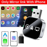 2026 Upgrade 3 in 1 Screen Mirror Phone. wired to wireless Carplay adapter