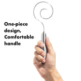 🔥Seamless Dough Whisk. 430 stainless steel Dough Whisk. 9 Bread Whisk for Cooking