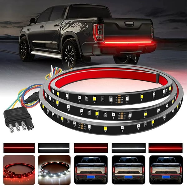 🔥Hot Sale 49% OFF - 🚨60-Inch LED Tailgate Light Bar Strip – Universal Fit for Trucks, SUVs & Cars