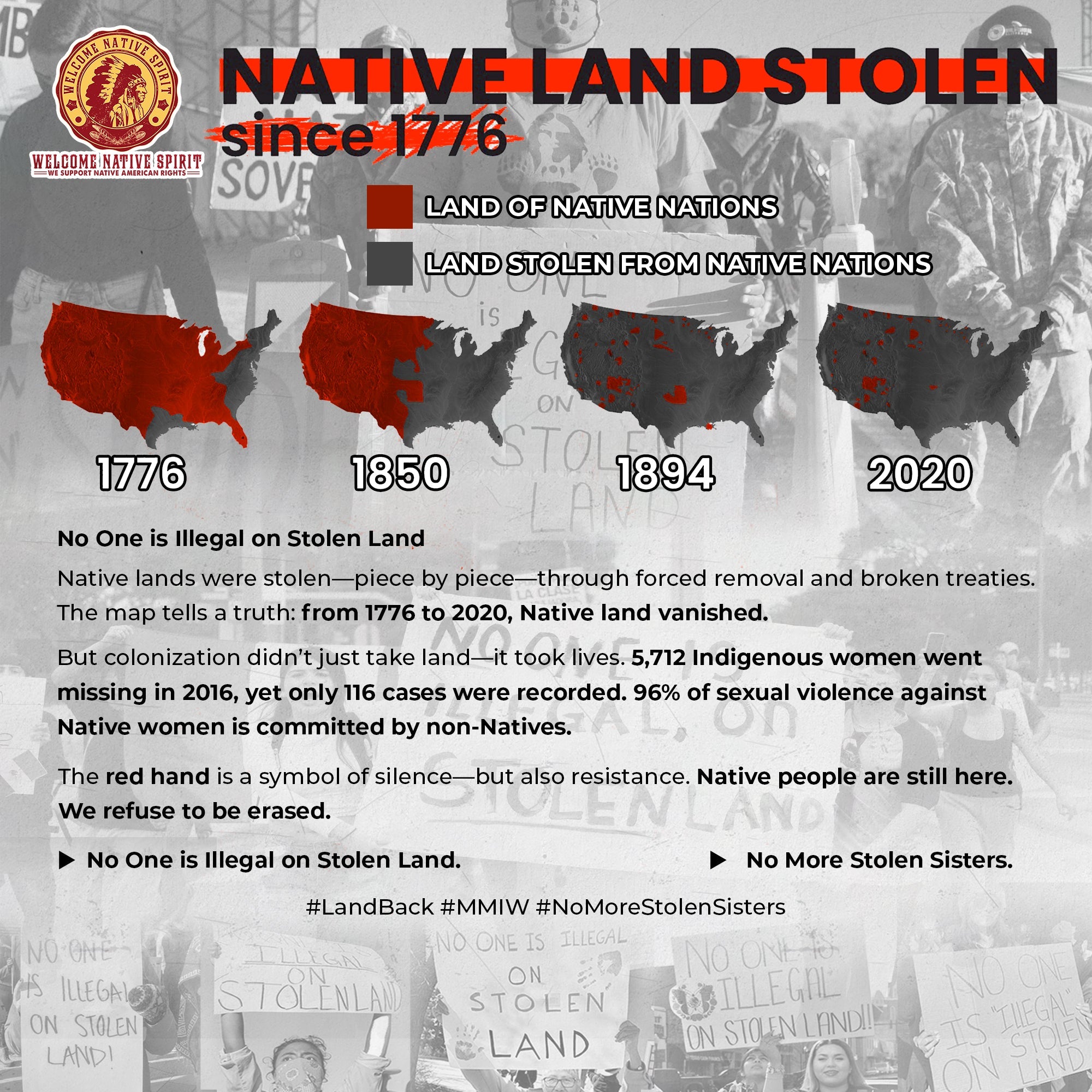 ICE Out of Mni Sóta Makóce - No One Is Illegal On Stolen Land Unisex T-shirt/T-shirt V-Neck/Hoodie/Sweatshirt