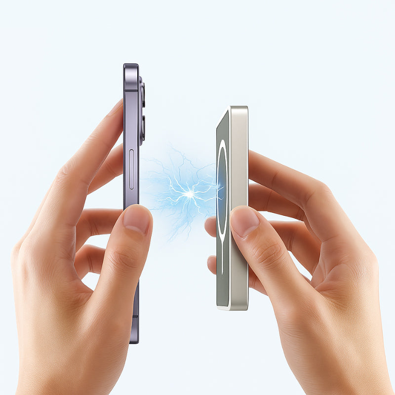 Magnetic wireless selfie monitor