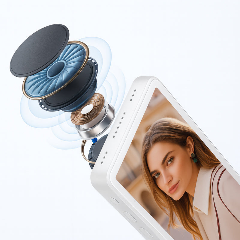 Magnetic wireless selfie monitor