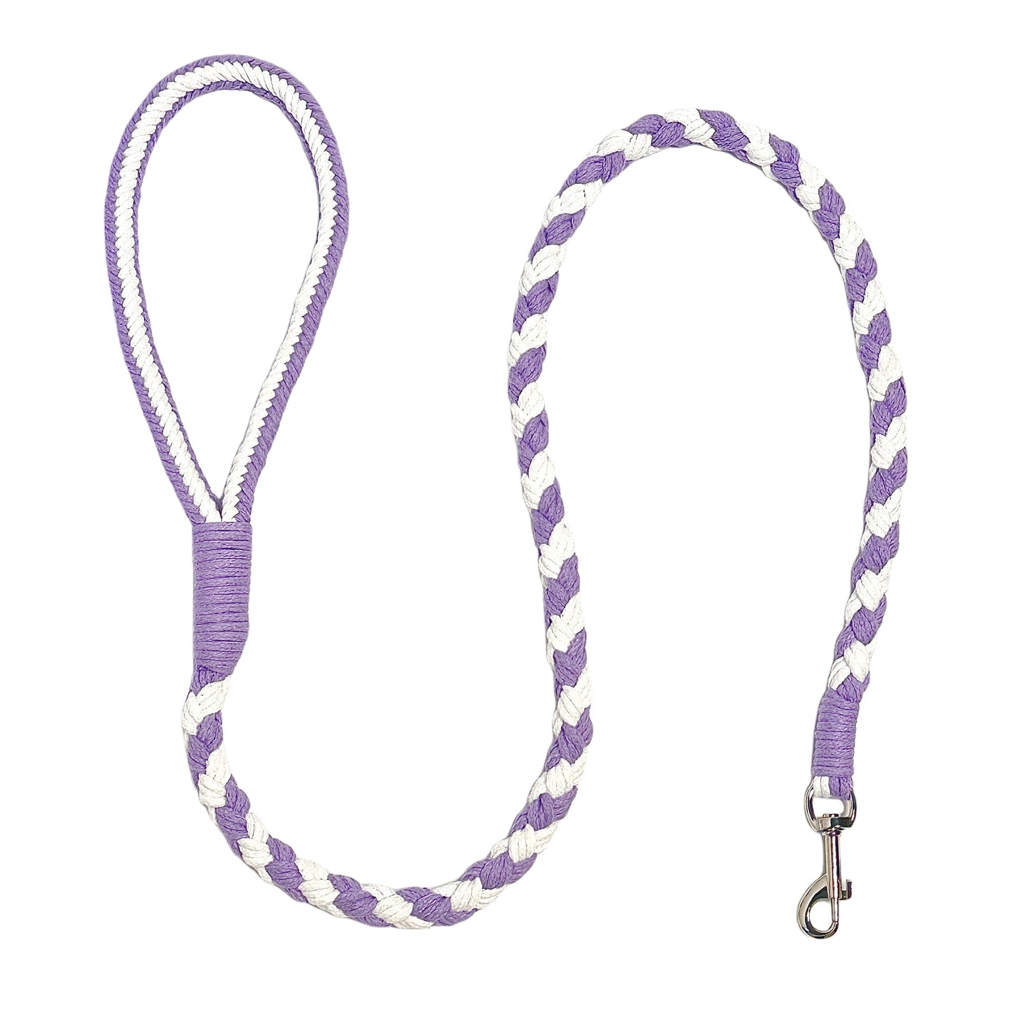 Purple White Dog Leash