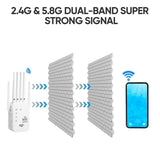 🔥📶WiFi Extender 6-Antenna Strong Signal🚀⚡