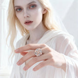 🔥🔮💍Handmade Alloy Witch's Return-Knot Protection Ring✨Protect Your Loved Ones