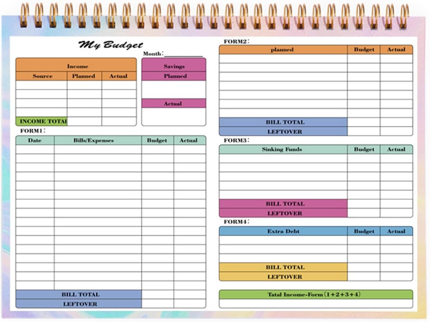 Household Expense Book – Daily & Weekly Budget Planner