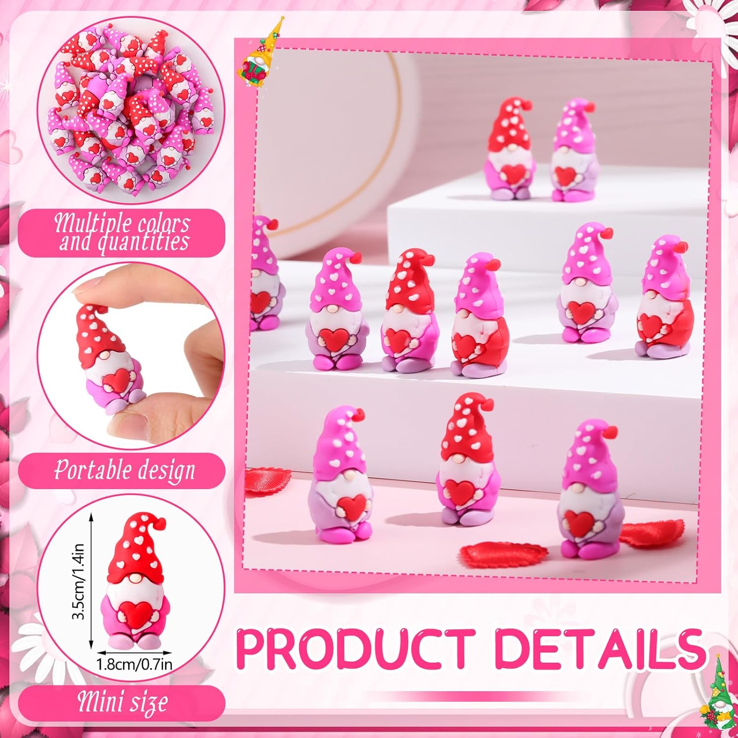 ❤️ Valentine's Day Heart Gnomes