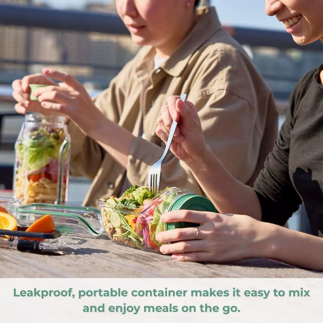 Portable salad box