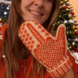 🎅The Naughty List Mittens | Cozy Knit with a Hidden Attitude 🖕✨