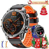 1.52 HD smartwatch for men – Phone calls and music control – Multiple sports modes – IP68 waterproof – Long battery life – Fitness watch for Android and iPhone