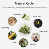 Portable Trash Can Cat Litter Shovel with Trash Bags