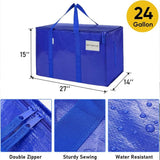 24 Gallon Extra Large Heavy Duty Foldable Moving Bags