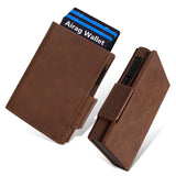 Men's Slim Wallet ID Window. RFID - Blocking